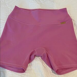 Cleo Harper Pink Bike Shorts-Size Small